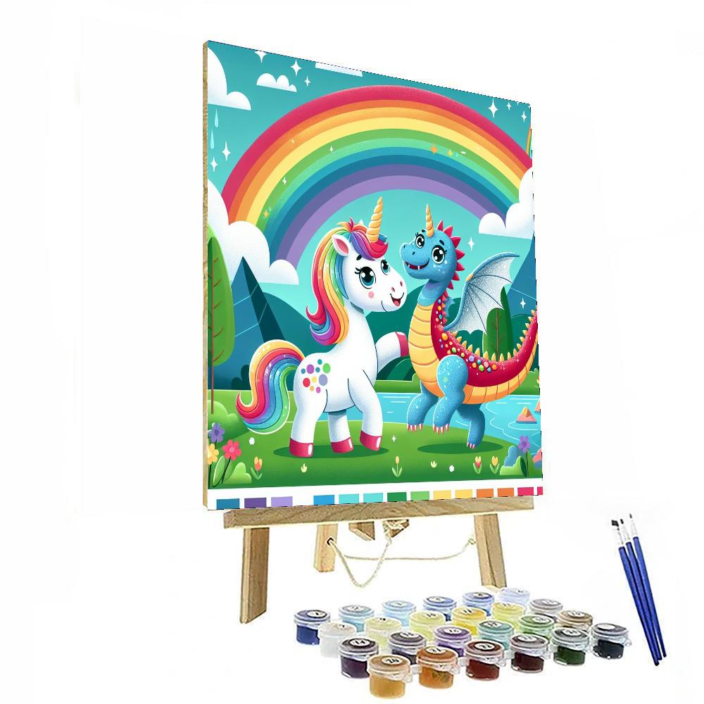 Magic Mythical Creatures Number Painting