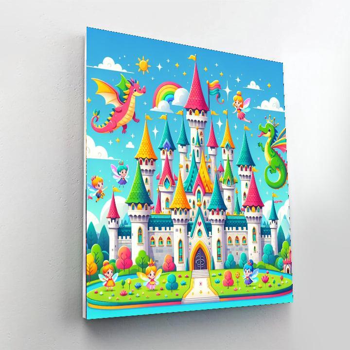 Adventure At The Enchanted Castle Paint By Numbers