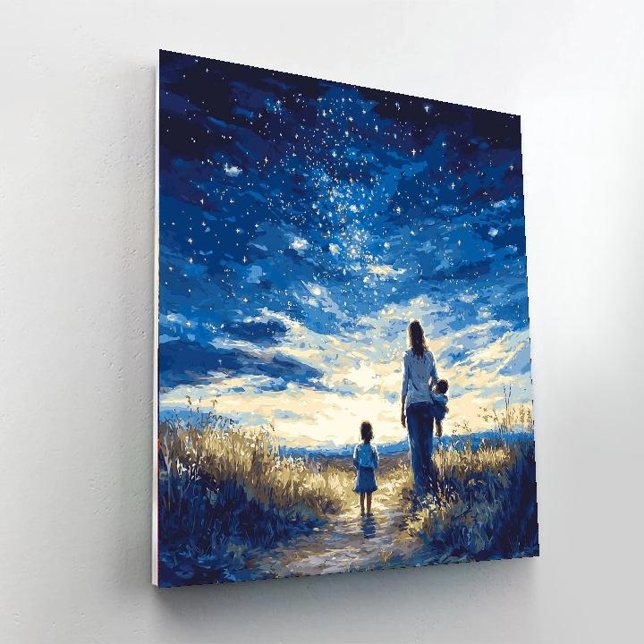 Skies Of Inspiration DIY Paint By Numbers