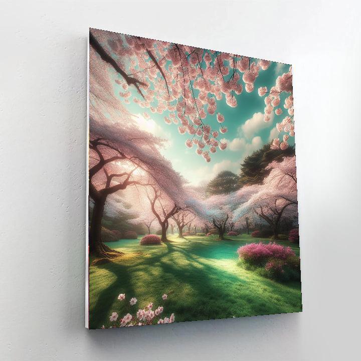 Dreams Of Cherry Blossom Season DIY Paint By Numbers