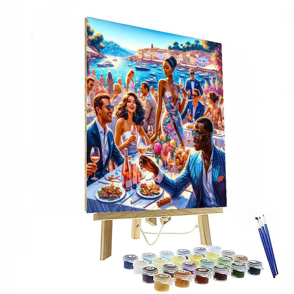 La Fête Du Rosé - France Painting By Numbers Kit