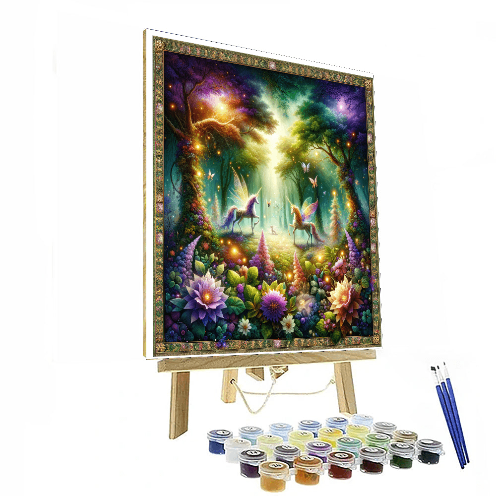 Mysterious Fantasy Forest DIY Paint By Numbers