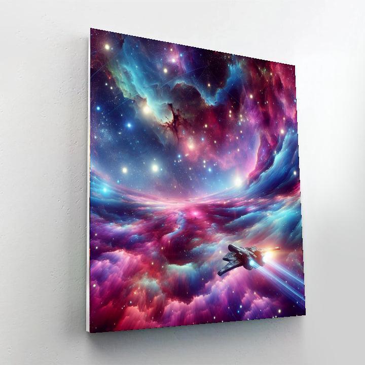 Galactic Voyage Awaits Painting By Numbers Kit