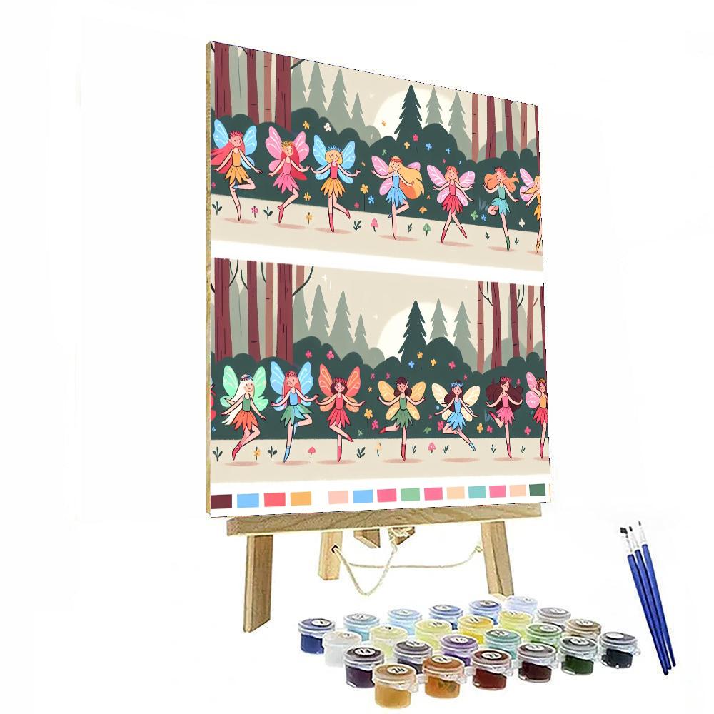 Festive Fairy Frolic Painting By Numbers Kit