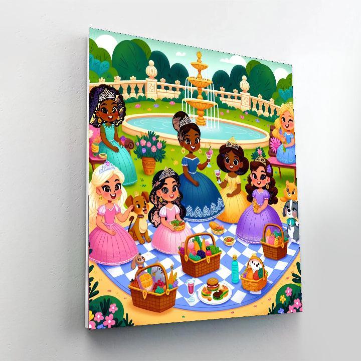 Royal Garden Picnic Paint By Color