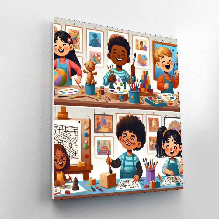 Crafty Creators Number Painting