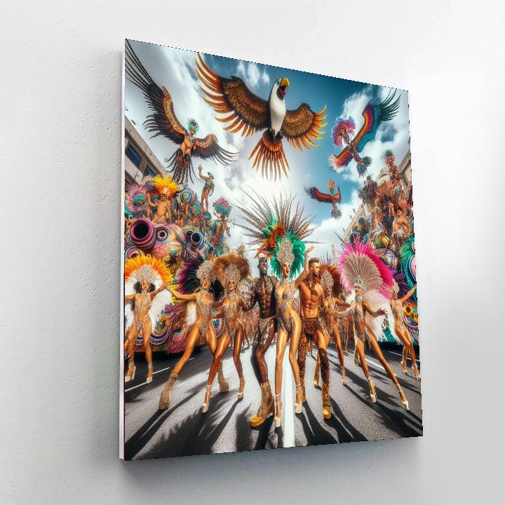 Carnival Of Santa Cruz De Tenerife - Tenerife, Spain Number Painting