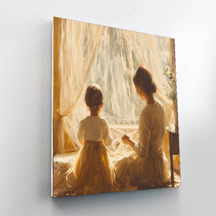 A Mother's Love In Threads Painting By Numbers Kit