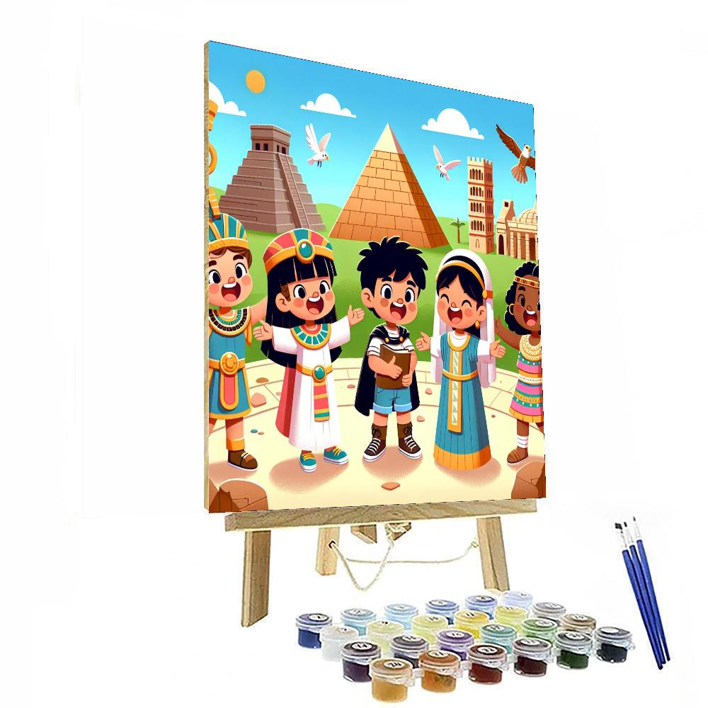 Adventure With Ancient Civilizations Number Painting