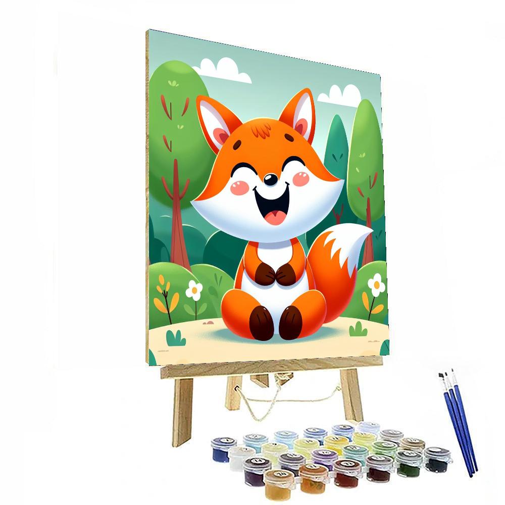 Giggling Fox Numbered Painting Kits