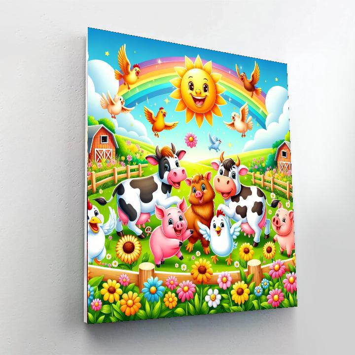 Adventures At The Farm DIY Paint By Numbers