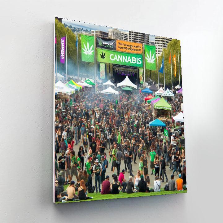 Hempfest Paint By Numbers Art