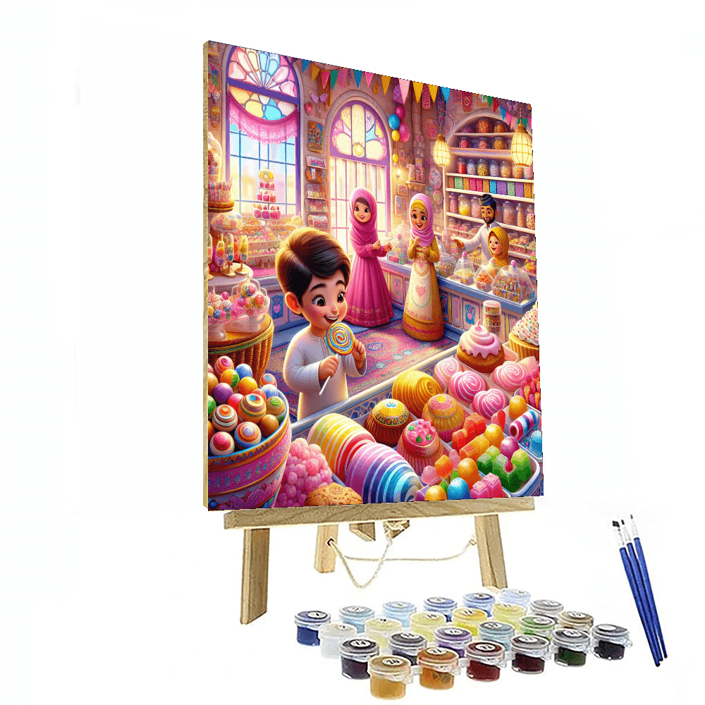 Delightful Candy Shop Paint By Numbers Kits