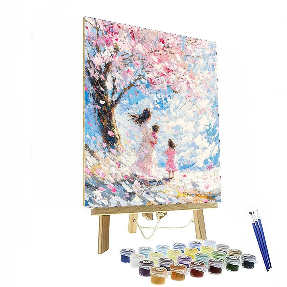 Blossoms Of Happiness Paint By Number