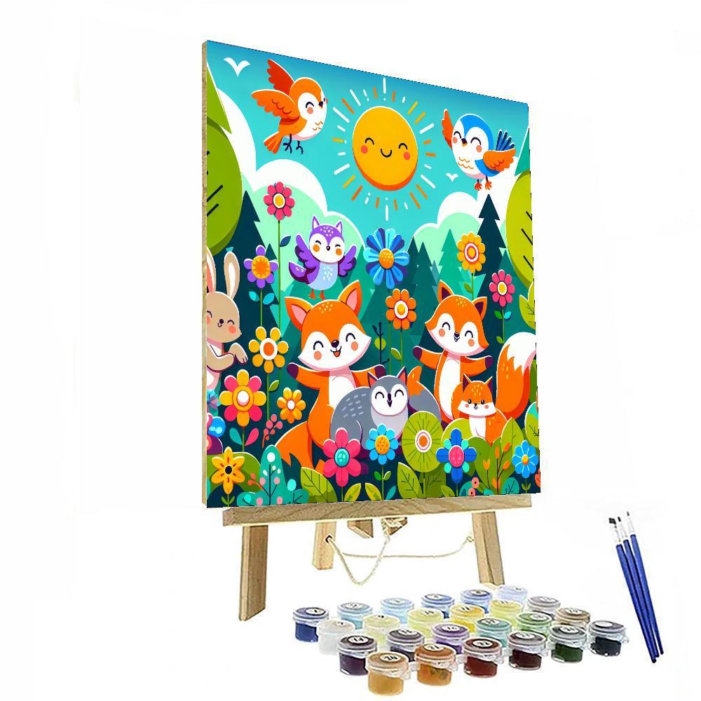 Friendly Forest Adventures Numbered Painting Kits