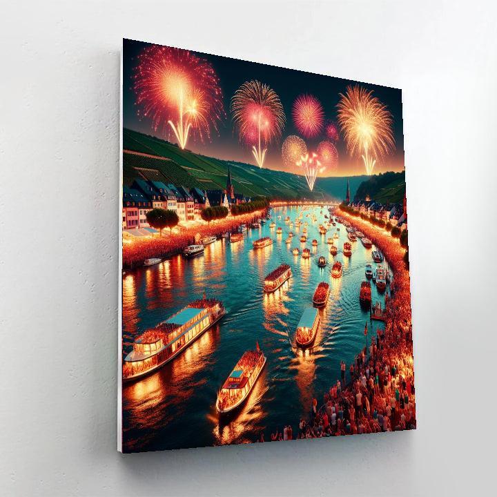 Rhein In Flammen - Germany Numbered Painting Kits