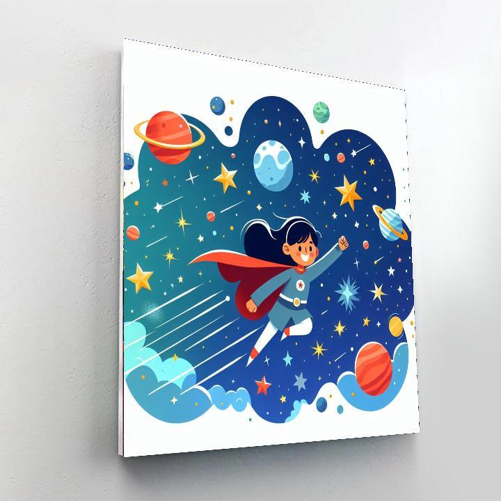 Heroic Superhero Mission Numbered Painting Kits