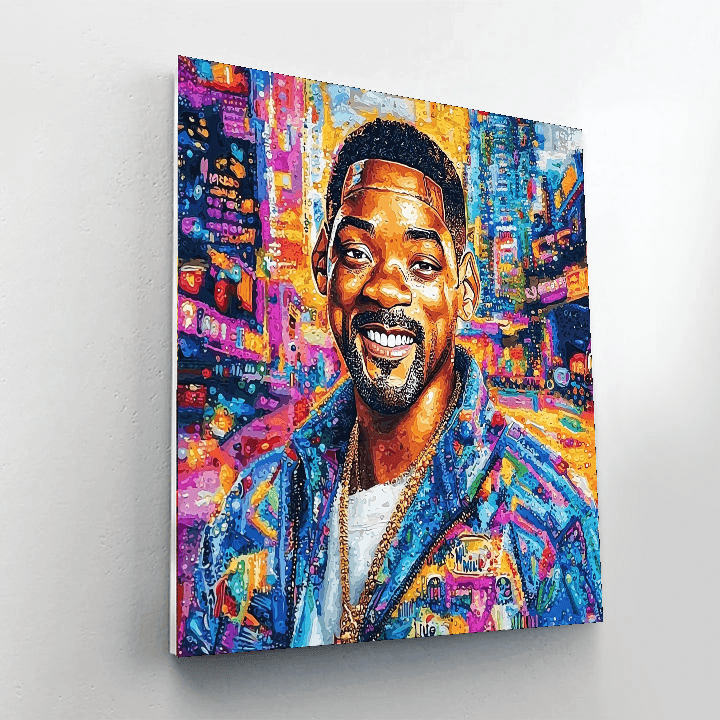 Will Smith: The Charismatic Legend Of The Silver Screen Paint By Numbers