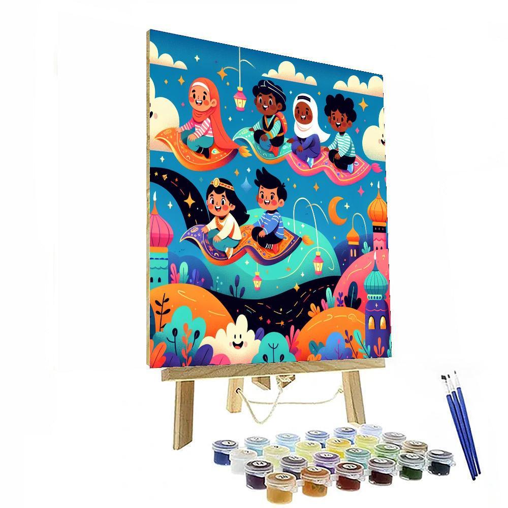 Magic Carpet Voyage Painting Number Kit