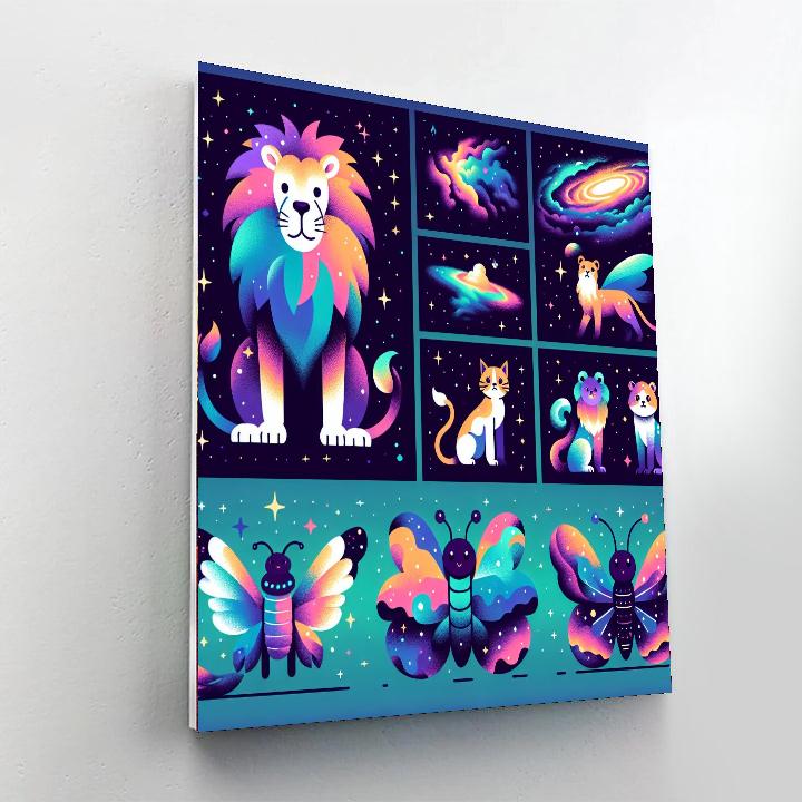 Galaxy Zoo Adventure Number Painting