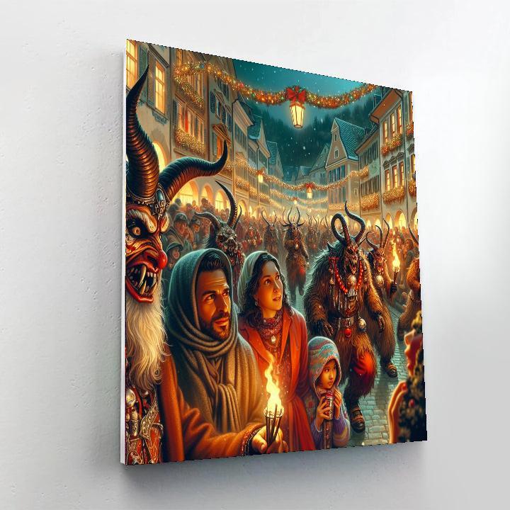 Krampuslauf Paint By Numbers Art