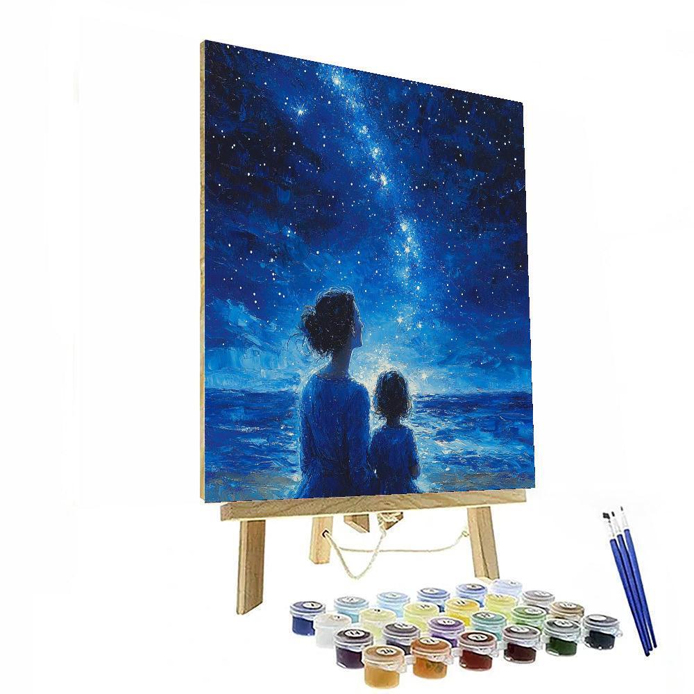 Bedtime Story Under The Stars Paint By Numbers Kits