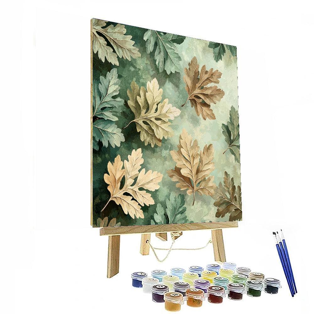 Leonardo Da Vinci Inspired Secrets Of The Leaves  Paint By Numbers Art