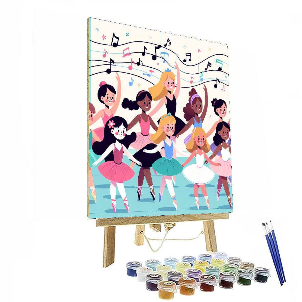 Ballerina Dreamscape Painting By Numbers Kit