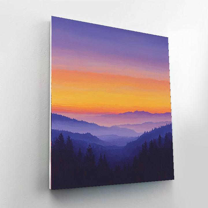 Leonardo Da Vinci Inspired Subtle Twilight  Paint By Numbers