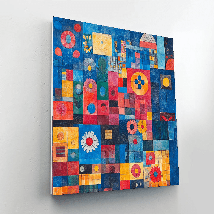 Klee Inspired Exploration Of Shapes  Numbered Painting Kits