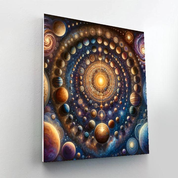 Celestial Harmony Celebration Painting Number Kit