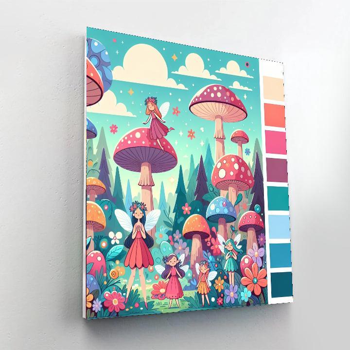 Enchanted Fairy Wonderland Numbered Painting Kits