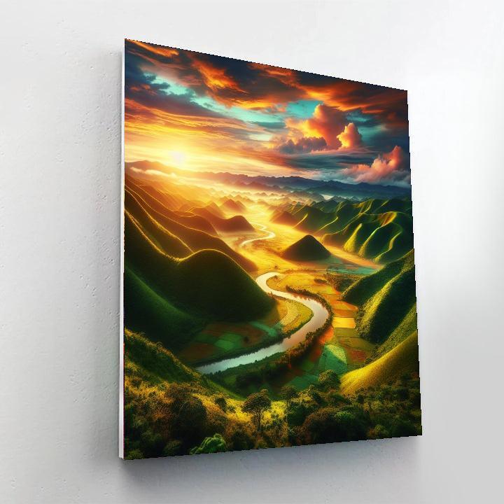 Verdant Valley Awakening Paint By Color