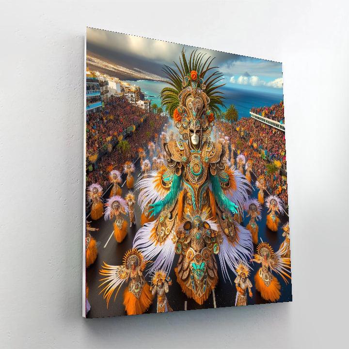 Santa Cruz De Tenerife Carnival - Tenerife Paint By Numbers Art