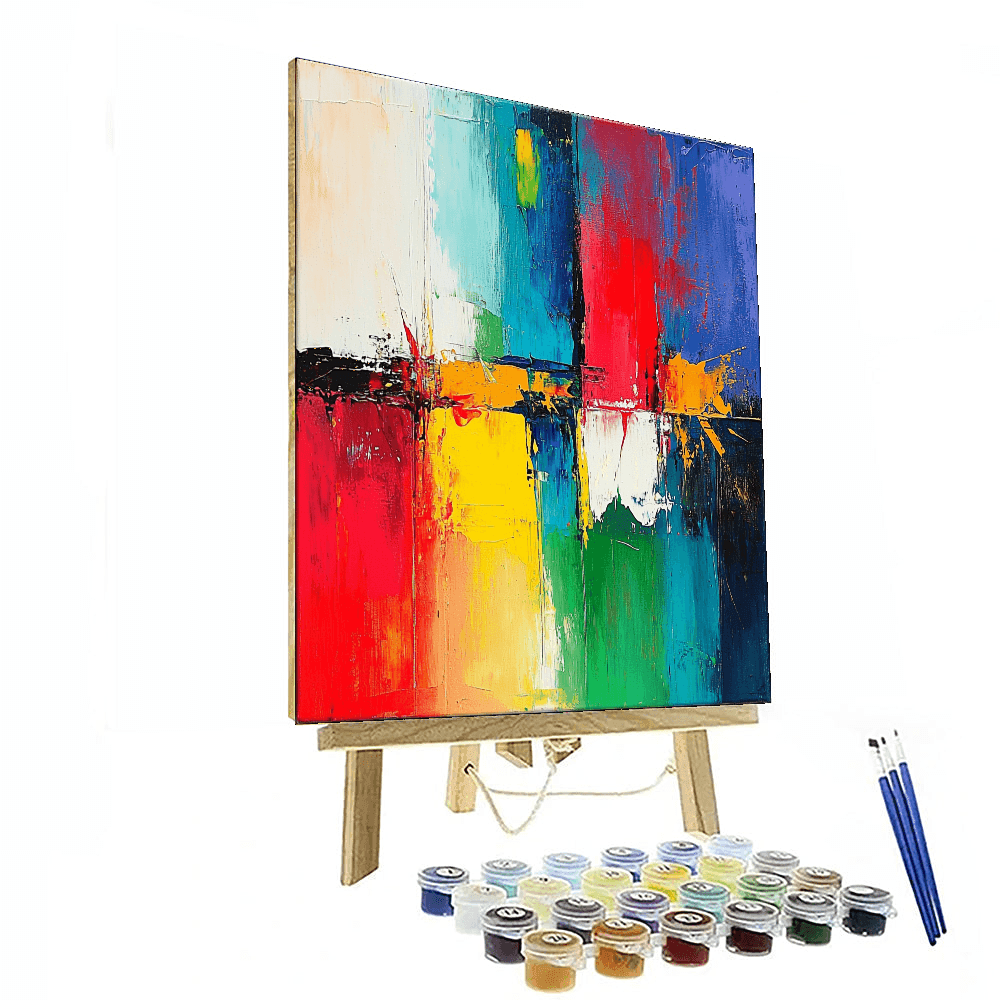 Jackson Pollock Inspired Abstract Visions  Paint By Numbers