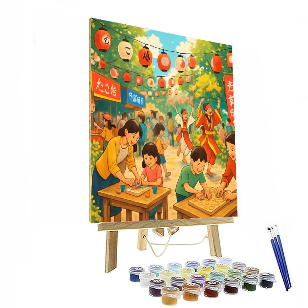 Kansai Electric Power Company Festival - Japan Paint By Numbers Kits