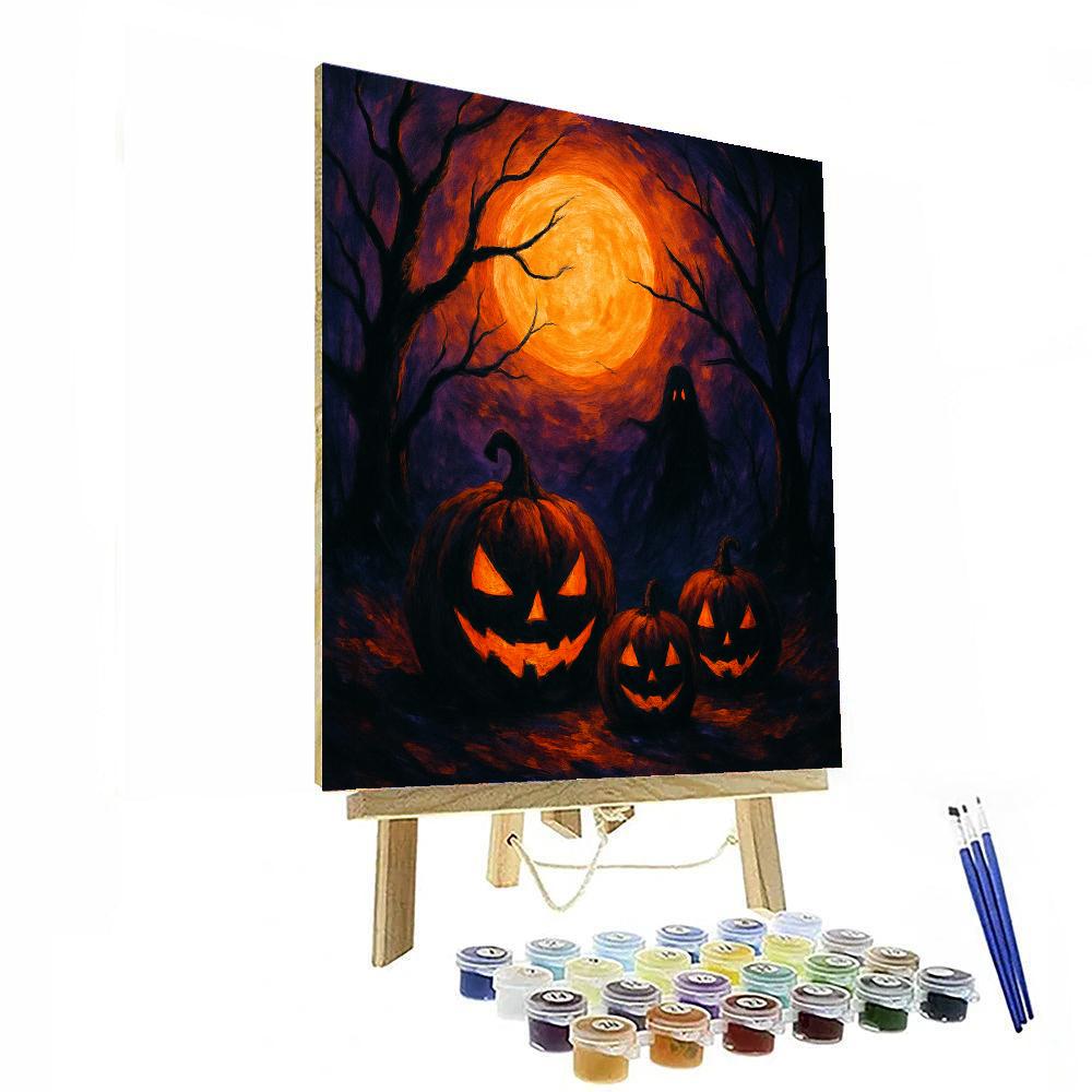Haunting Shadows Paint By Numbers Art
