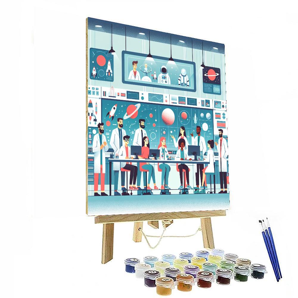Space Lab Explorers Paint By Number