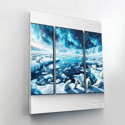 Polar Bear Arctic Wonderland Paint By Number
