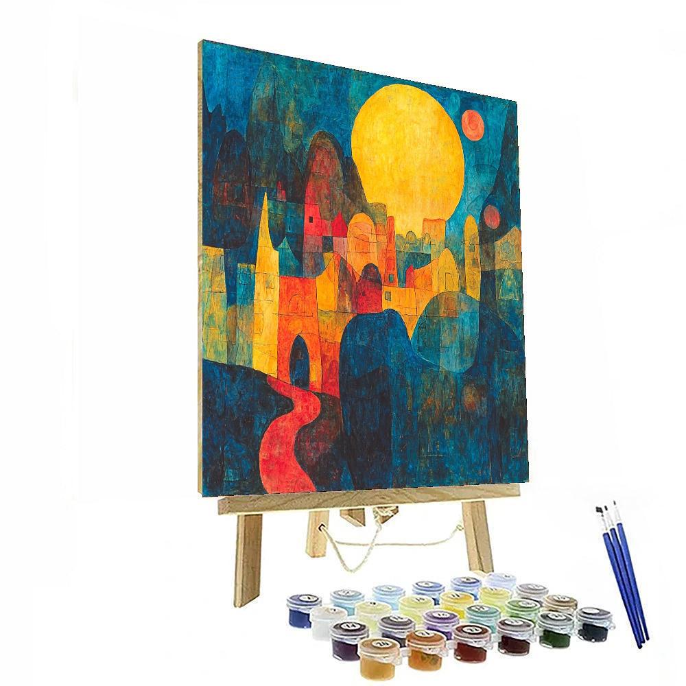 Paul Klee Inspired Mystical Expressions  Numbered Painting Kits