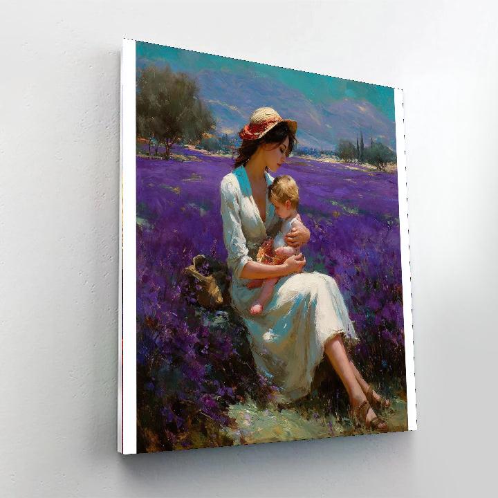 Lullaby In Lavender Paint By Numbers Kits