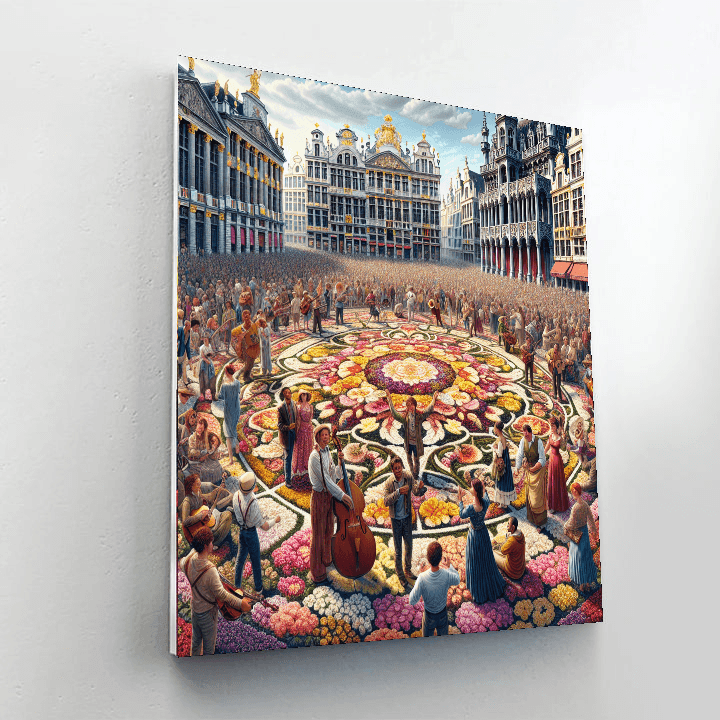 Brussels Flower Carpet DIY Paint By Numbers