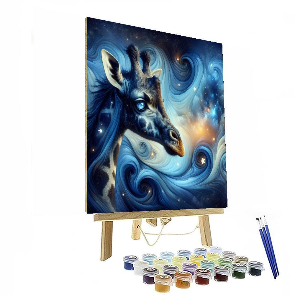 Celestial Giraffe Vision Paint By Numbers Kits