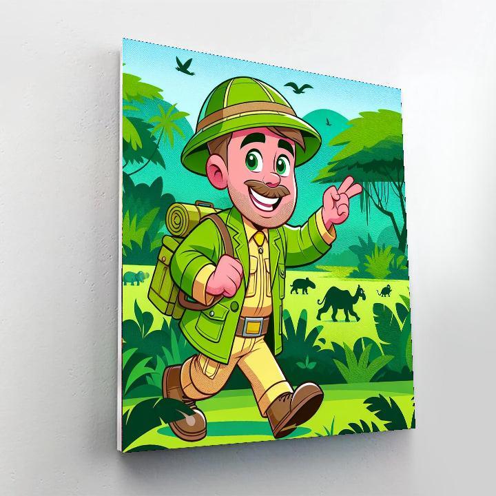 Jolly Jungle Explorer DIY Paint By Numbers