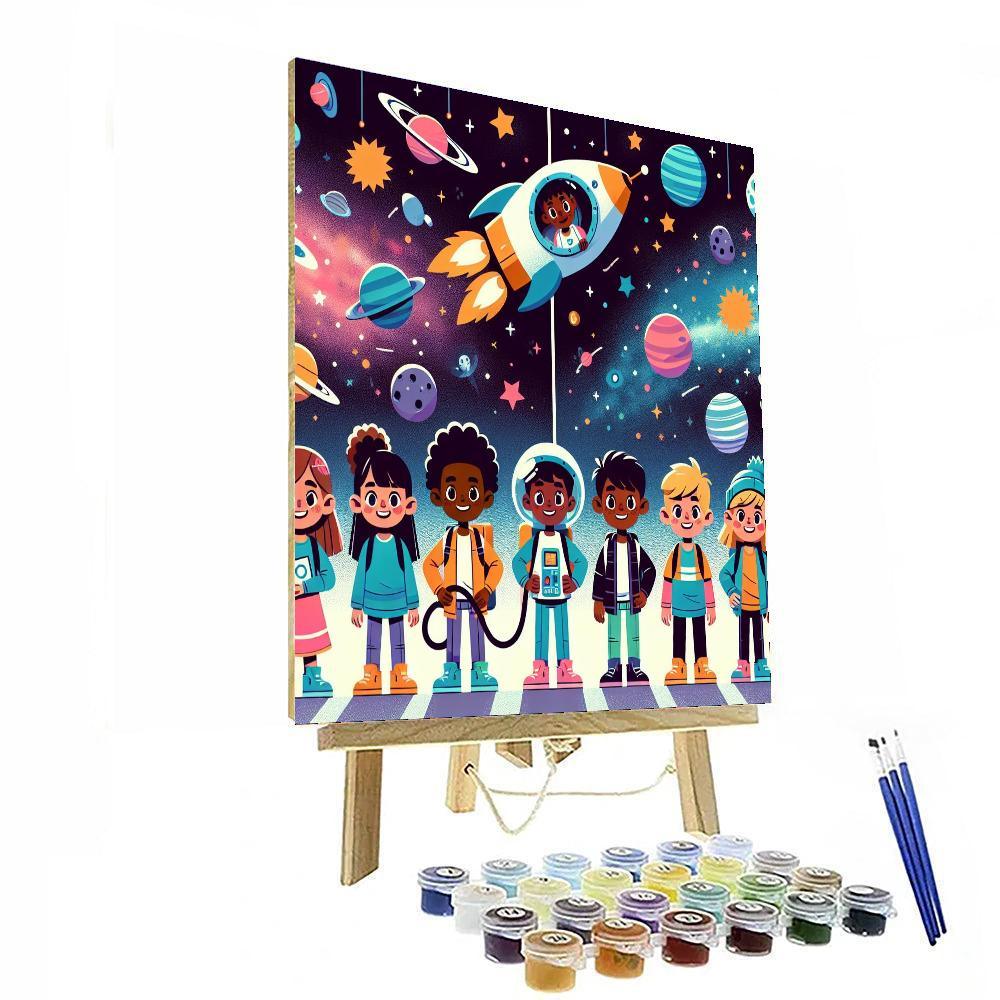 Galactic Explorer's Club Painting By Numbers Kit