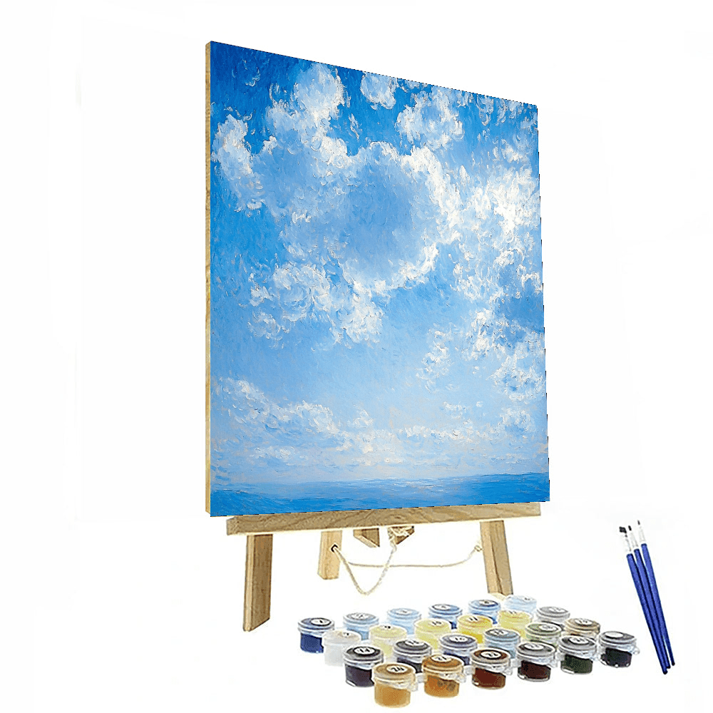 Claude Monet Inspired Serene Skies  Paint By Numbers Art