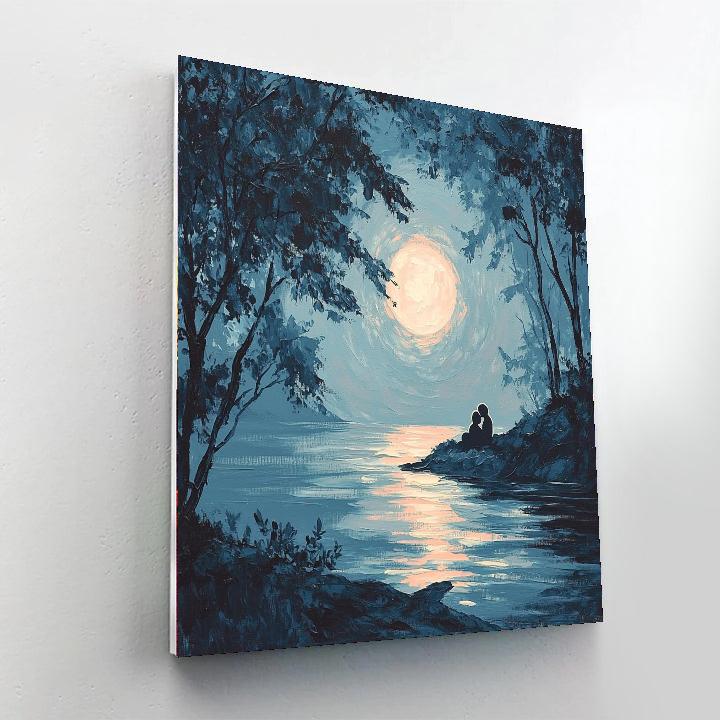 Lullaby Under The Moon Painting Number Kit