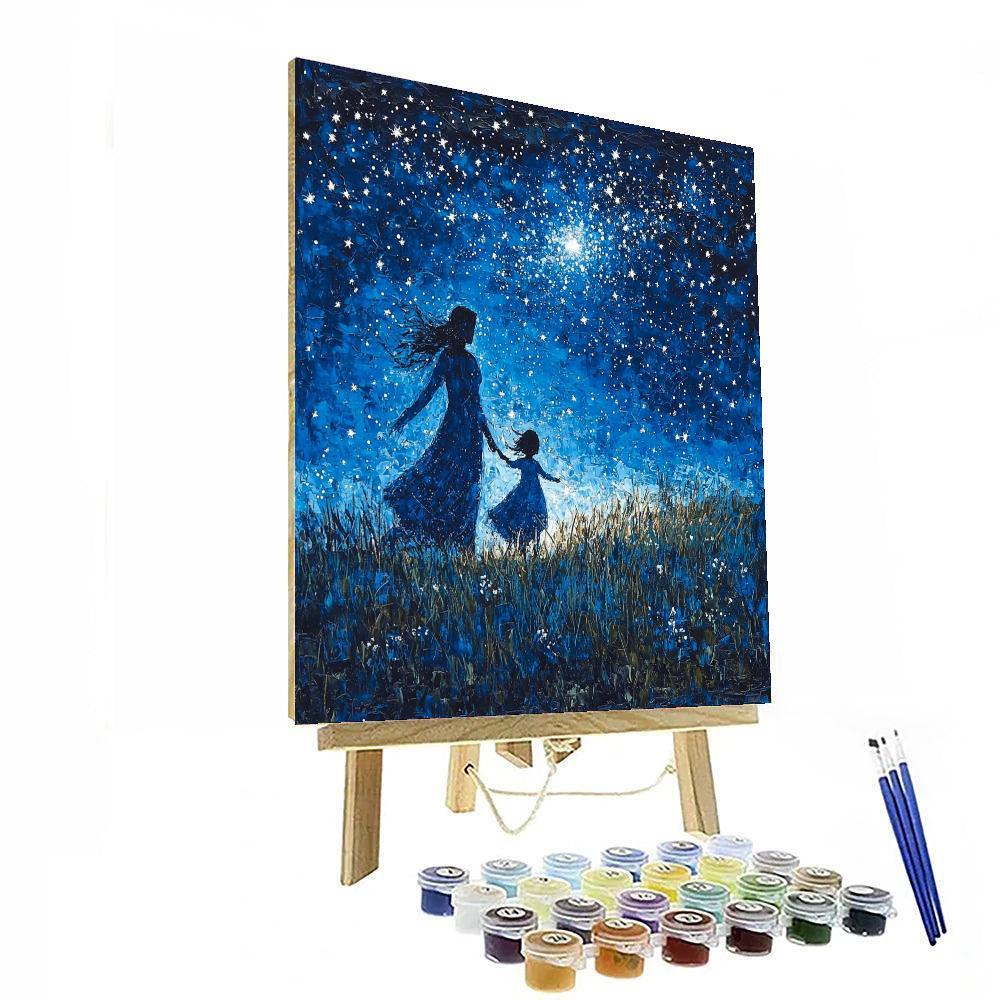 Stars Above Number Painting