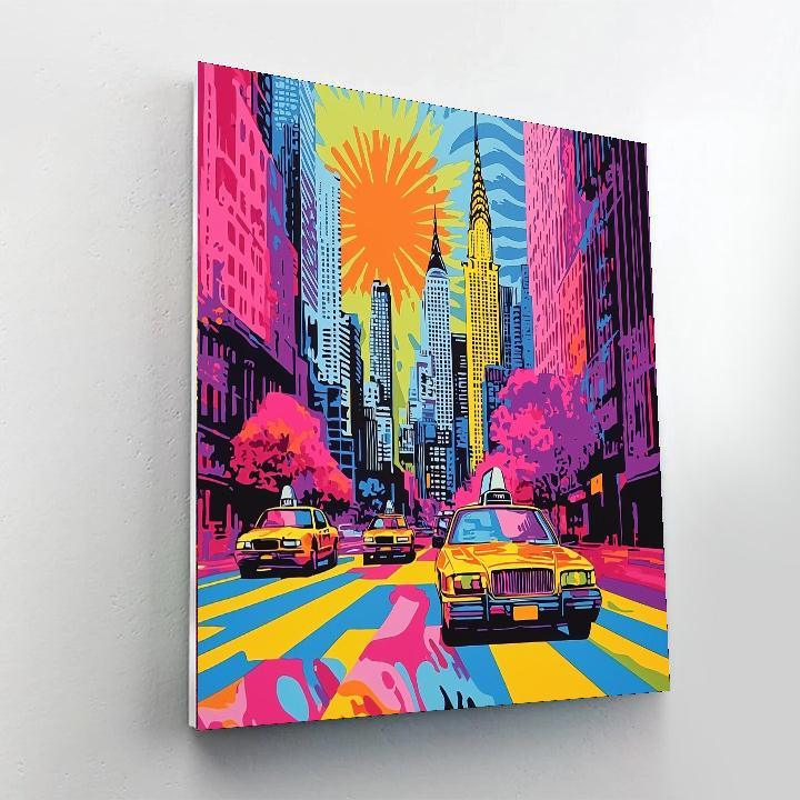 Andy Warhol Inspired Warhol's Urban Pulse  Numbered Painting Kits