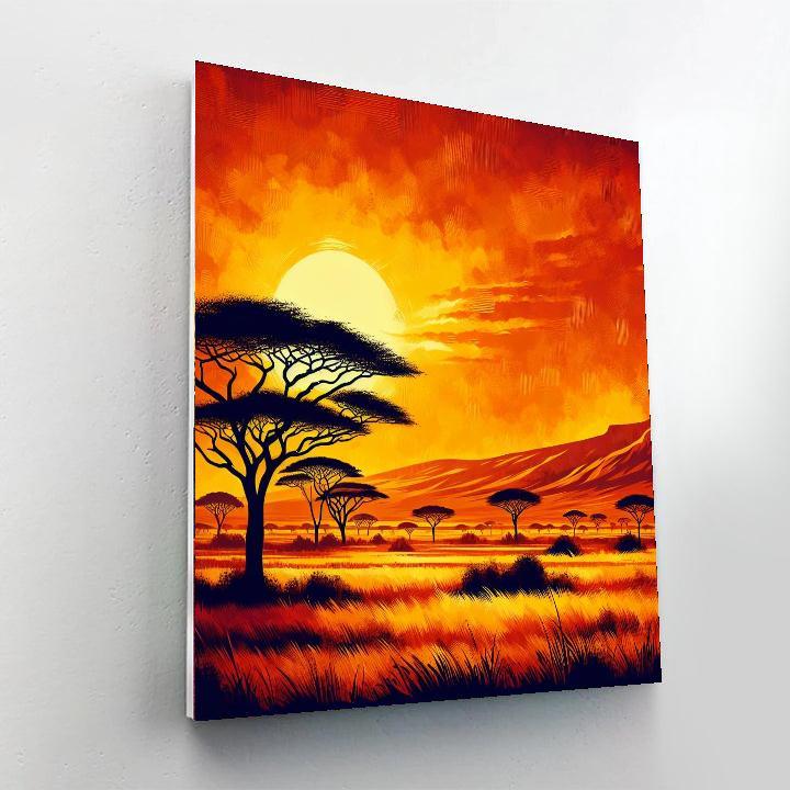 Wild Savanna Numbered Painting Kits